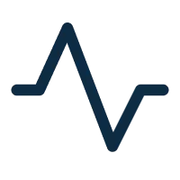 Heartbeat line icon