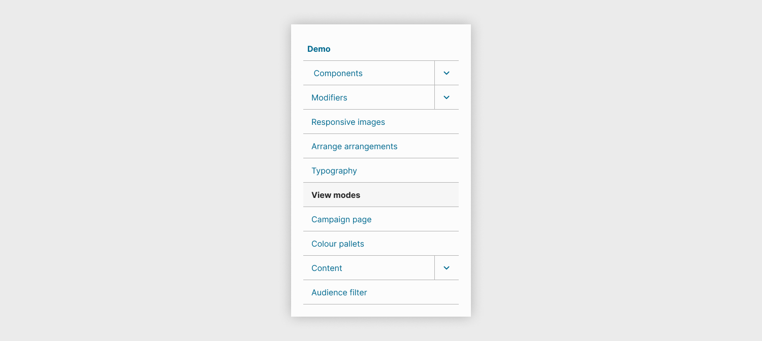 Convivial - side nav redesign