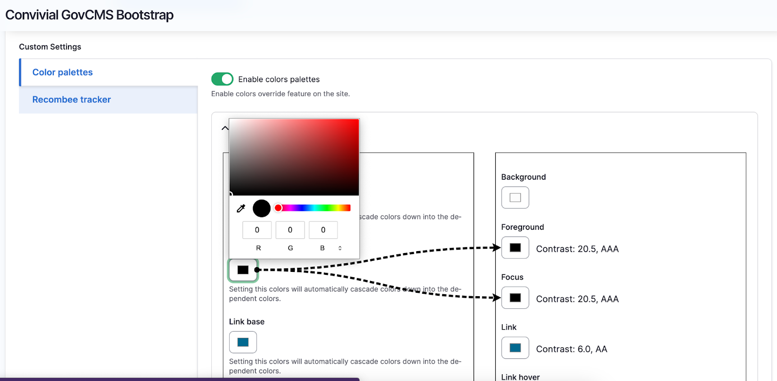 Convivial Colour UI - Colour picker