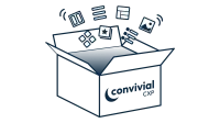 Convivial CXP box with feature icons
