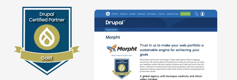 Drupal certified partner