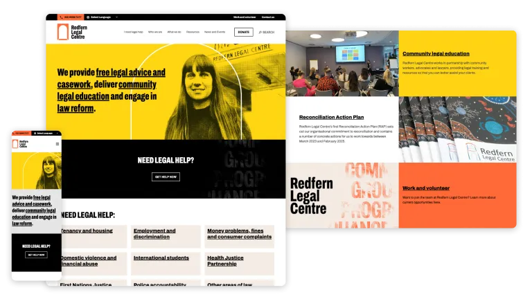 RFL website screenshots