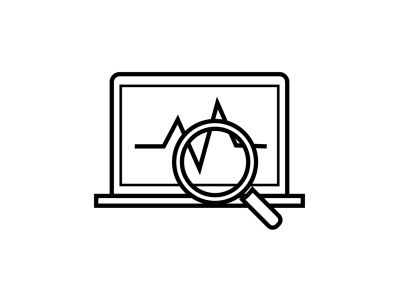 Support and maintenance icon black