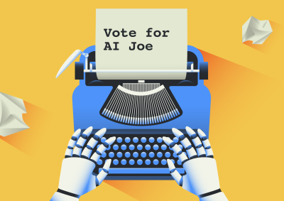Vote for AI Joe Flyer