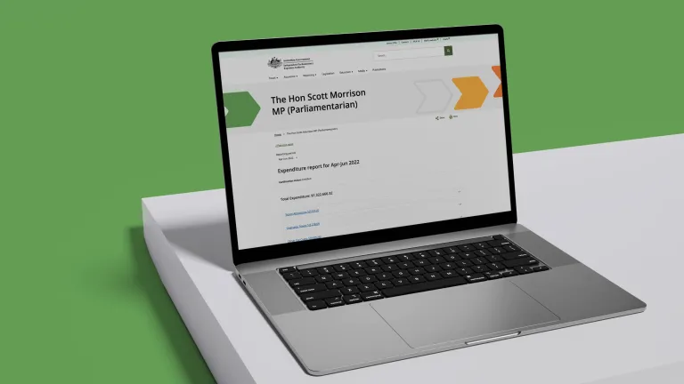 IPEA person report on laptop