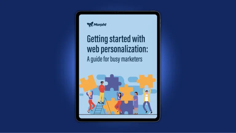 Getting started with web personalization ebook cover