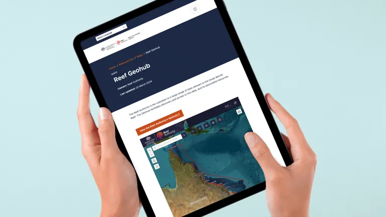 RKS - Reef Geohub on ipad