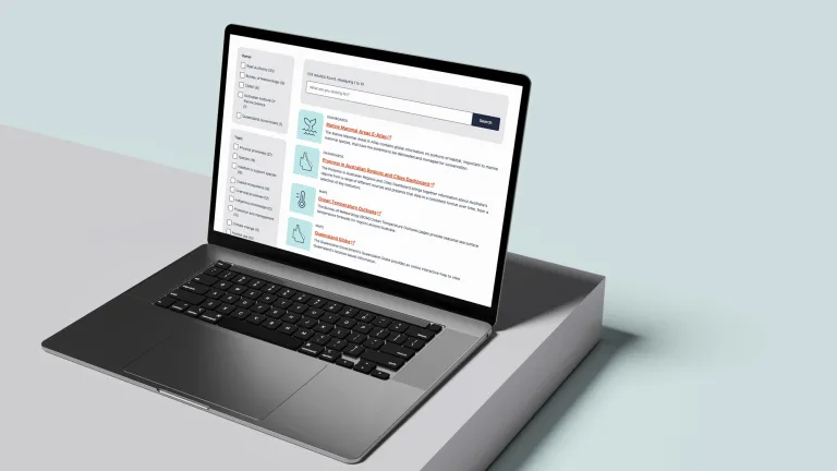 RKS website on a macbook