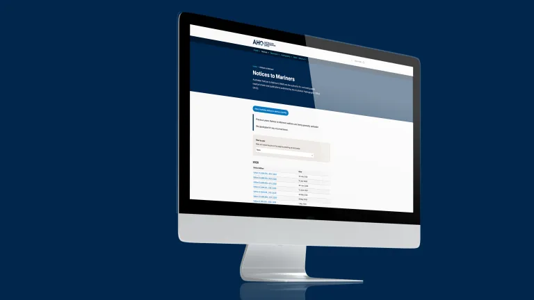 Australian Notices to Mariners page on Imac