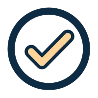 Checkmark in a circle
