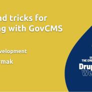 GovCMS Session Slide