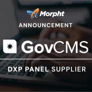 Morpht GovCMS DXP panel supplier 